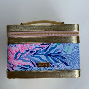 Lily Pulitzer Zip Up Cosmetic Case